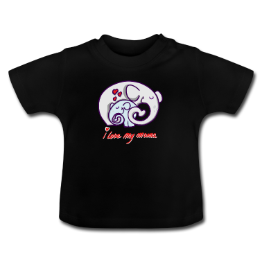 1. Compleanno  - Adoro la mia maglietta incinta per mamma elefante