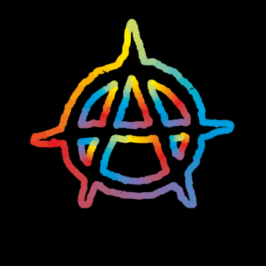 Zoom image Anarchia color arcobaleno