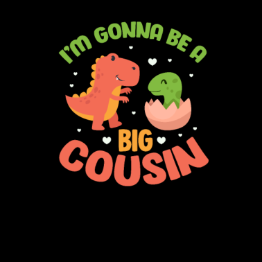 Zoom image Zwangerschap Big Cousin Dinosaur Gift