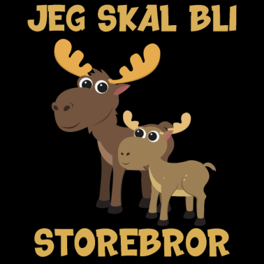 Zoom image Jeg skal bli storebror elg gave fødsel bror