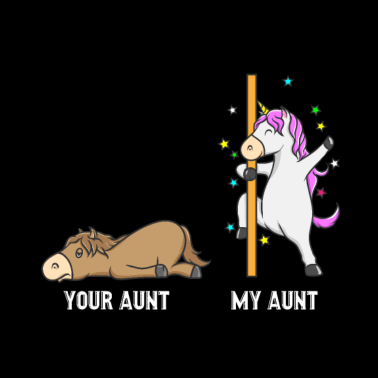 Zoom image Unicorn hest din tante min tante gave EN