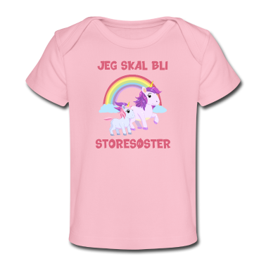 1. Bursdag  - Jeg skal bli storesøster enhjørning enhjørningens