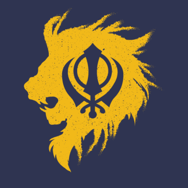 Zoom image Khanda lion kaur - punjabi - sikhism sikh gift