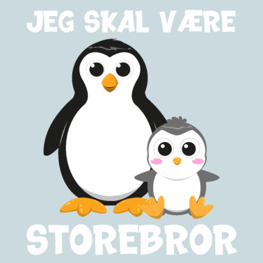 Zoom image Jeg skal være storebror pingvin gave fødsel