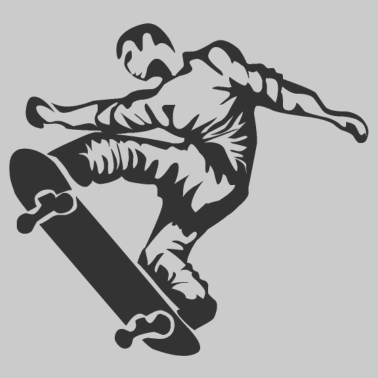 Zoom image Skater på et skateboard