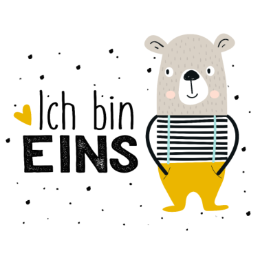 Zoom image 1. Geburtstag, eins, erster, Birthday, Bär