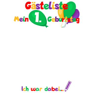 Zoom image Kindergeburtstag Erster Geburtstag