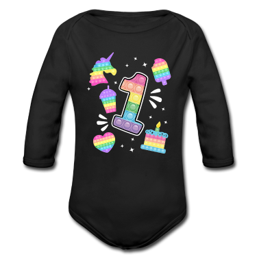 1. Geburtstag  - 1. Geburtstag Pop 1 Jahr Party Für Mädchen pop it