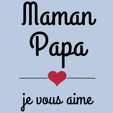 Zoom image maman papa je vous aime