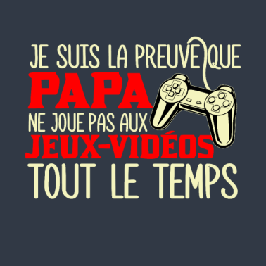 Zoom image Papa Gamer Humour Cadeau Bébé