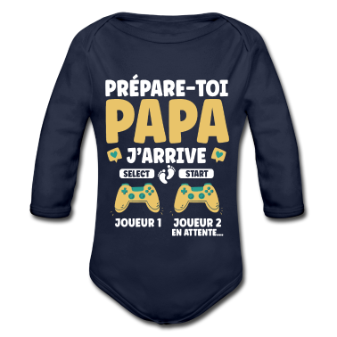 1. Anniversare  - Futur Papa Gamer Cadeau Annonce Grossesse Père