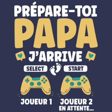 Zoom image Futur Papa Gamer Cadeau Annonce Grossesse Père