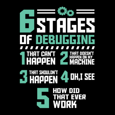 Zoom image 6 fases de la depuración del programador informático
