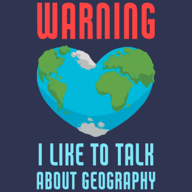 Zoom image Lubię rozmawiać o geografii Zabawny geograf