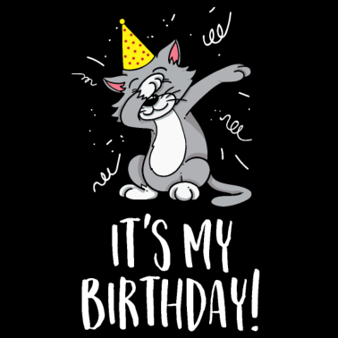 Zoom image It's my birthday - Birthday and party cat