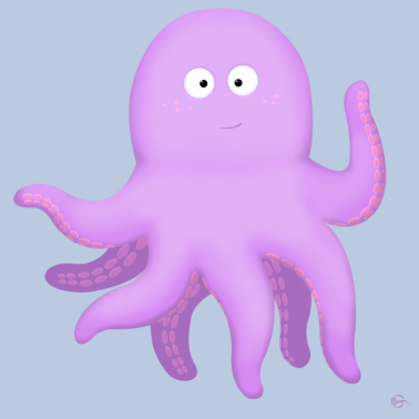 Zoom image Pink octopus