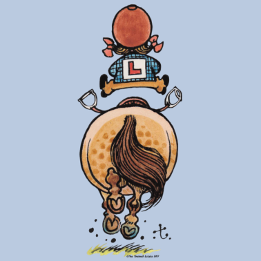 Zoom image Thelwell Funny Riding Beginner Illustration