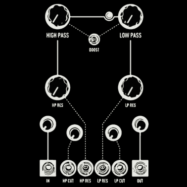 Zoom image Modulskiva för vintage-synthesizer