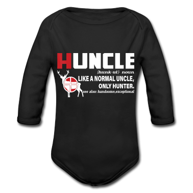 1. Fødselsdag  - Hunting Uncle Definition Shirt Huncle Onkel Hunti
