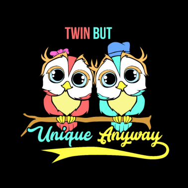 Zoom image Tvillinger ugler Twin Gift Søde Børn