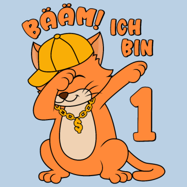 Zoom image 1. Geburtstag Junge 1 Jahr eins Bääm! Ich bin 1