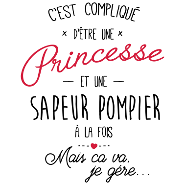 Zoom image Princesse et sapeur pompier