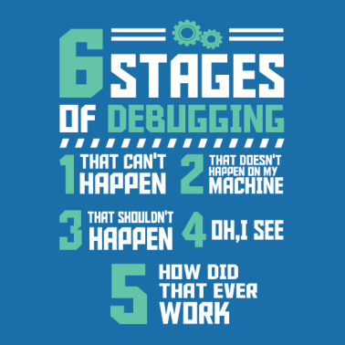 Zoom image 6 fases de la depuración del programador informático