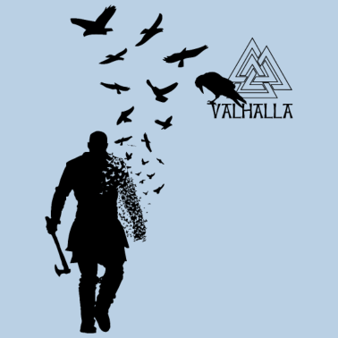 Zoom image Vikingo Ragnar Lodbrok Valhalla Odin Ravens