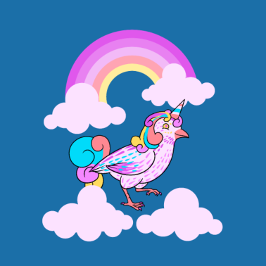 Zoom image Viiriäinen yksisarvinen / yksisarvinen viiriäinen