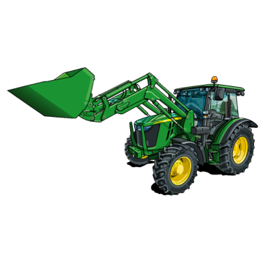 Zoom image Tractor met schop