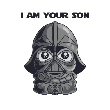 Zoom image Babybody med Star War Design I på din sønn