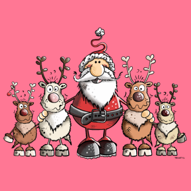 Zoom image Julenissen med Reinsdyr