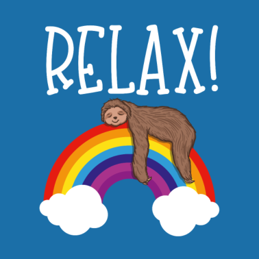 Zoom image Lazy Rainbow Sloth Relaxing Men Women Kids Gift