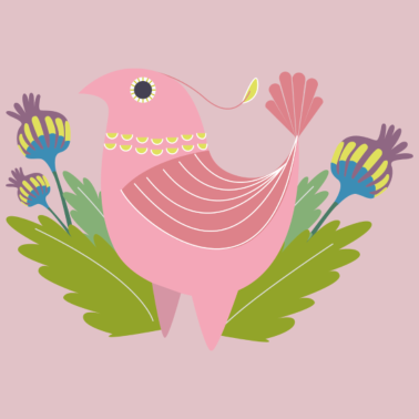 Zoom image Pink Bird