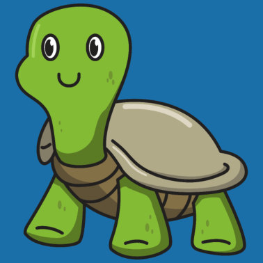 Zoom image Turtle present djur natur tecknad barn söt