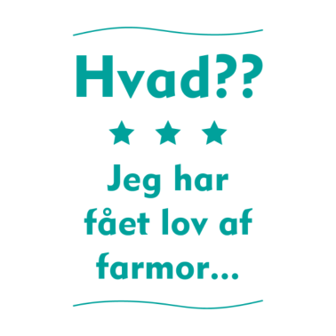 Zoom image Babytøj: drengetøj med farmor citat