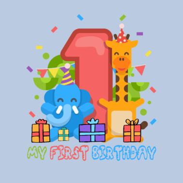 Zoom image Geburtstag Baby - 1. Geburtstag Safari