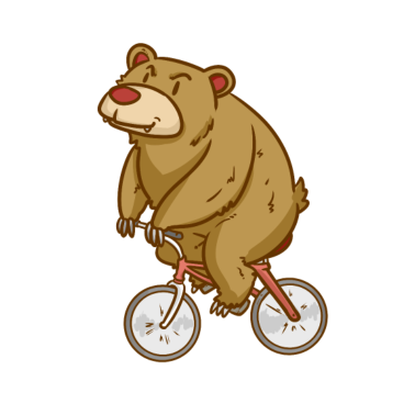 Zoom image Ours - Vélo - Sports - Cadeaux