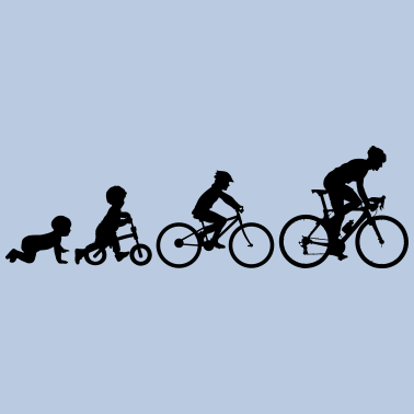 Zoom image Ciclista evolución ciclista ciclista