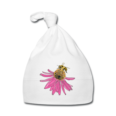 1. Urodziny  - Echinacea, jeżówka, pszczoła