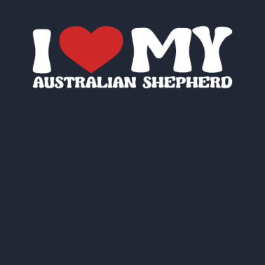 Zoom image Jag älskar min australiska herde Alla hjärtans dag