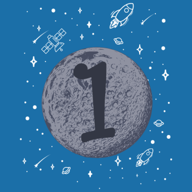 Zoom image WELTRAUM 1 GEBURTSTAG 1 Jahr 1 Geburtstag