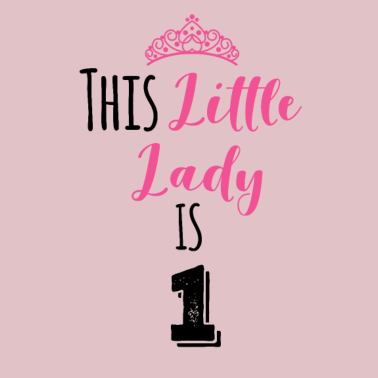 Zoom image Diese kleine Dame ist 1 lustiger Geburtstag