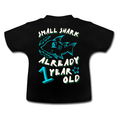 1er anniversaire  - 1. Geburtstag Kindergeschenk Süßer Hai
