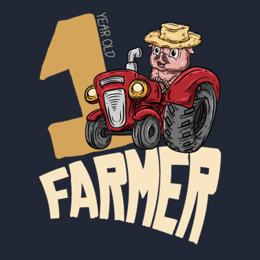 Zoom image 1. Geburtstag Landwirt Bauer Kind 1 Jahr