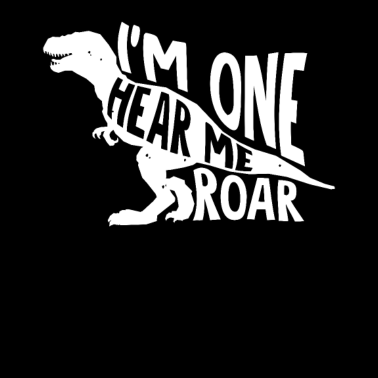 Zoom image Ich bin 1 Geschenk 1. Geburtstag Dino Junge