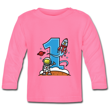 1er anniversaire  - Astronaut Rakete 1 Geburtstag HARIZ Kind Baby 1 Ge