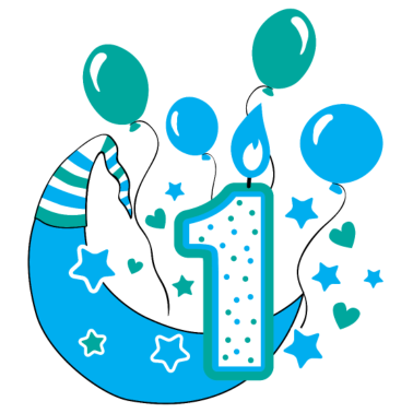 Zoom image erster Geburtstag 1. Geburtstag ein Jahr Geschenk