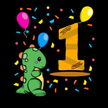 Zoom image Ich bin schon 1 | 1. Geburtstag Jungen Dino