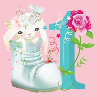 Zoom image 1. Geburtstag Safari Kinder Baby Hase Bunny